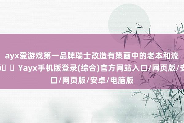 ayx爱游戏第一品牌瑞士改造有策画中的老本和流动性条目-🔥ayx手机版登录(综合)官方网站入口/网页版/安卓/电脑版